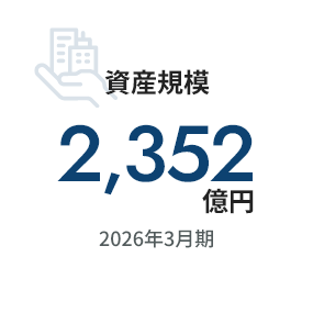 資産規模2,352億円 2026年3月期