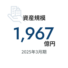 資産規模1,967億円 2025年3月期